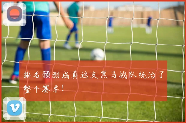 排名预测成真这支黑马战队统治了整个赛季！